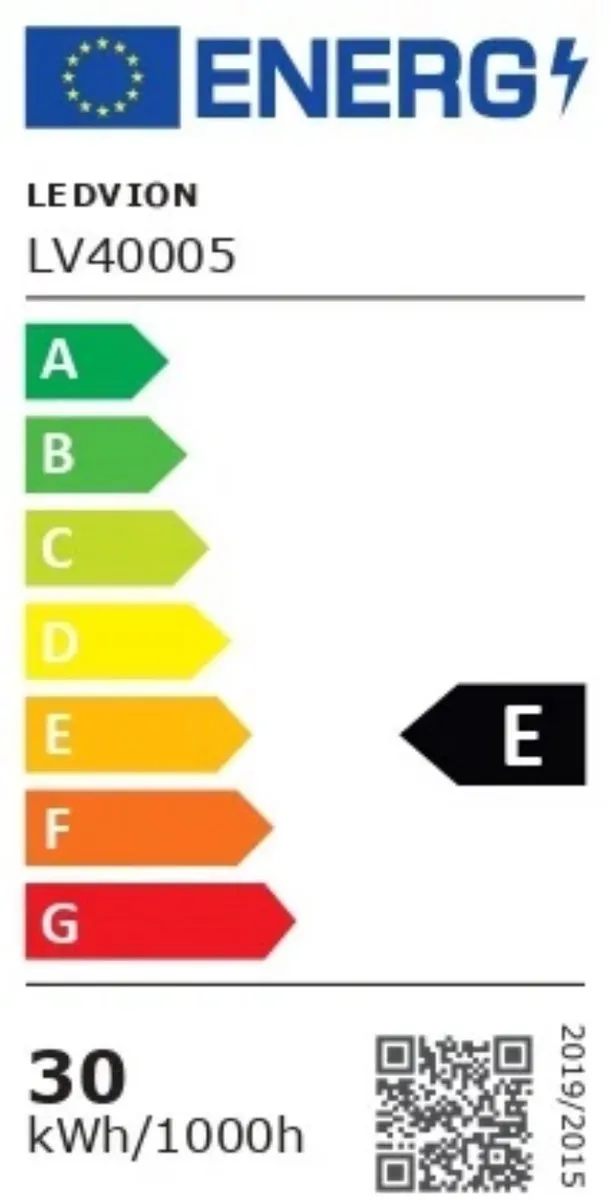 LEDVION LED Batten 120cm 30W 6500K - Wit