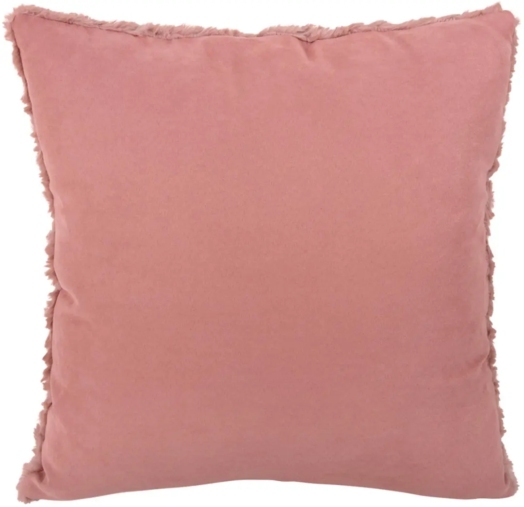 Present Time Tierno Furry Sierkussen Roze 45x45cm - afbeelding 2 van 3