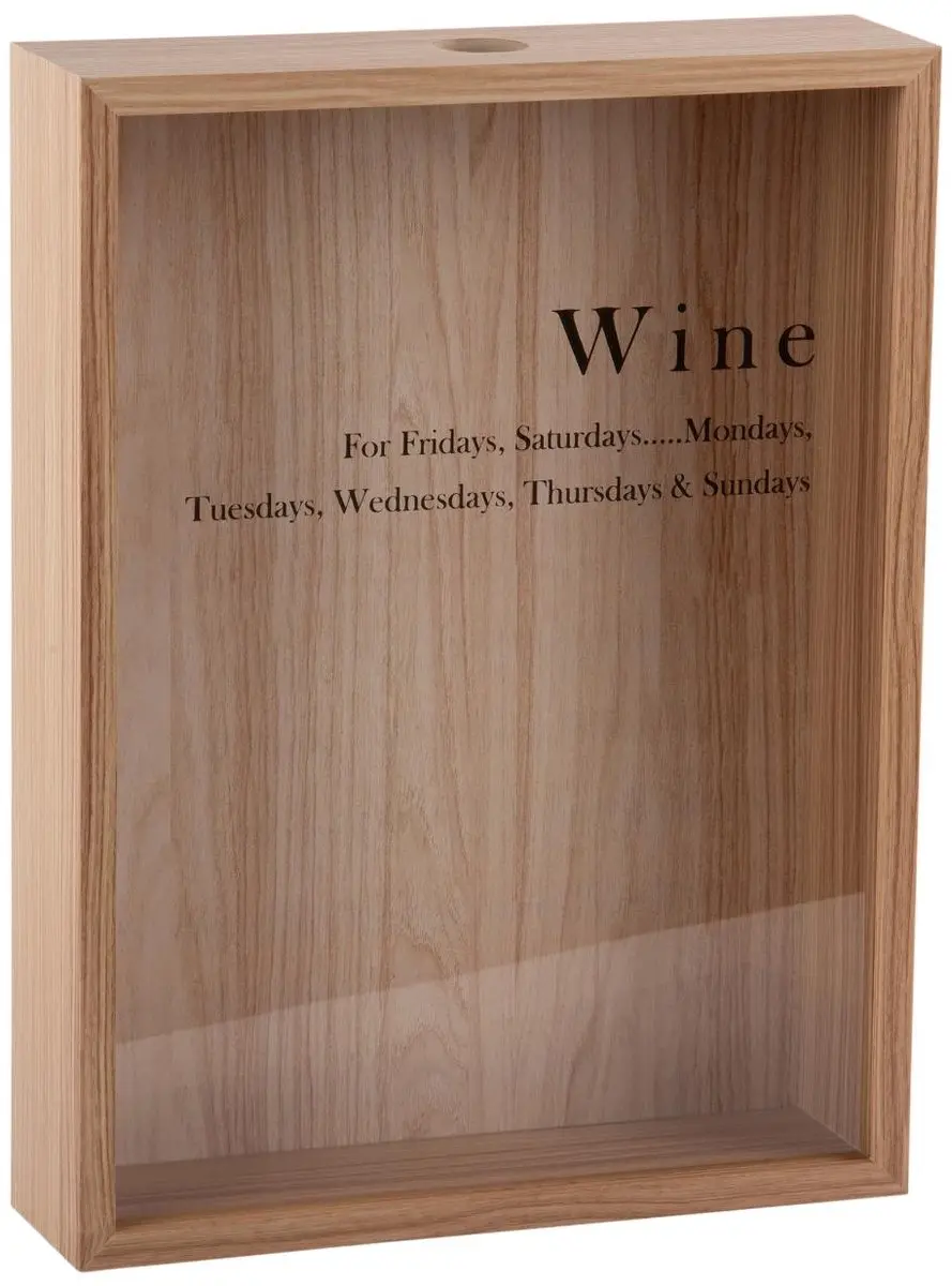 Present Time Momentum Box Wanddecoratie 30x40cm - Licht hout