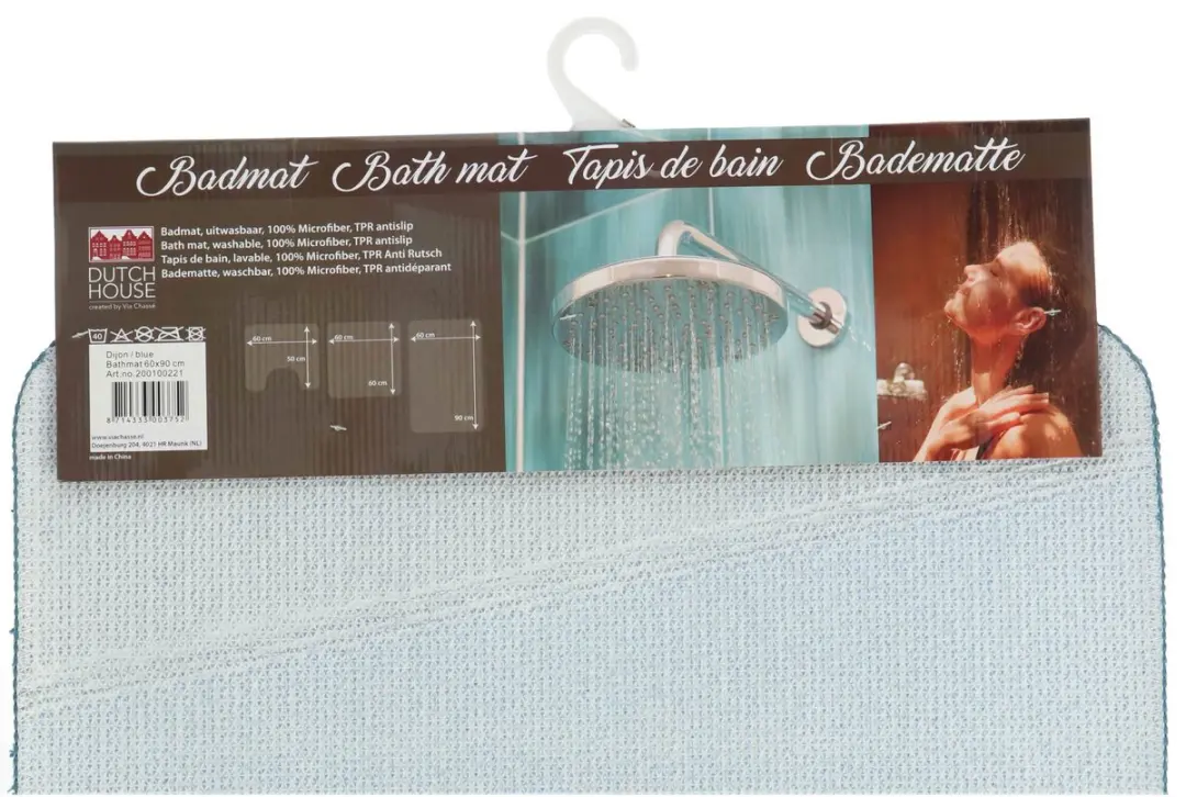 Dutch House Dijon Badmat 60x90cm Blauw - afbeelding 6 van 6