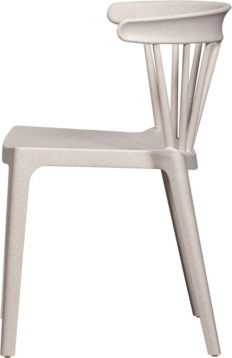 WOOOD Bliss Eetkamerstoel - Off White Melange - afbeelding 2 van 6