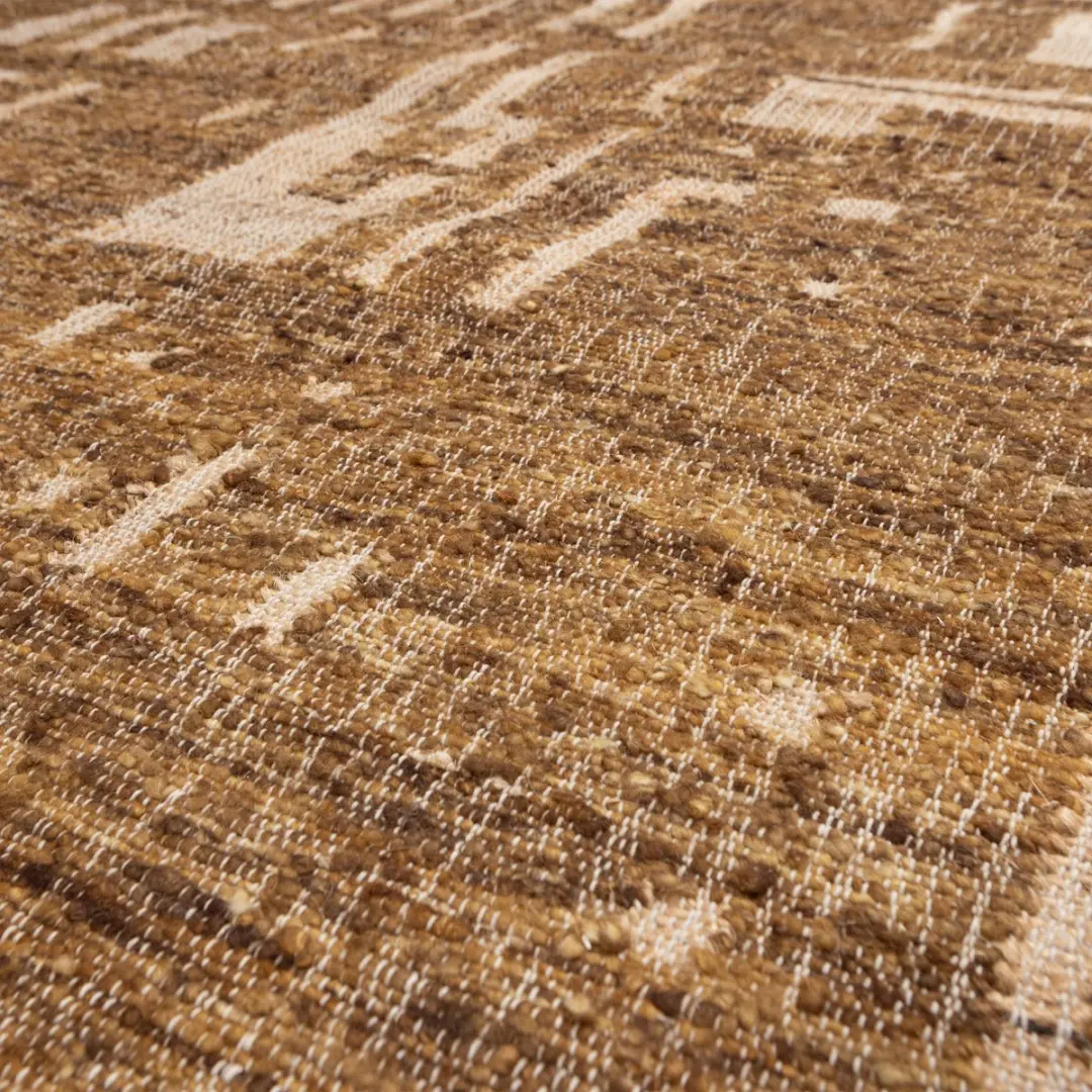WOOOD Ian Vloerkleed 170x240cm - Bruin - afbeelding 3 van 5