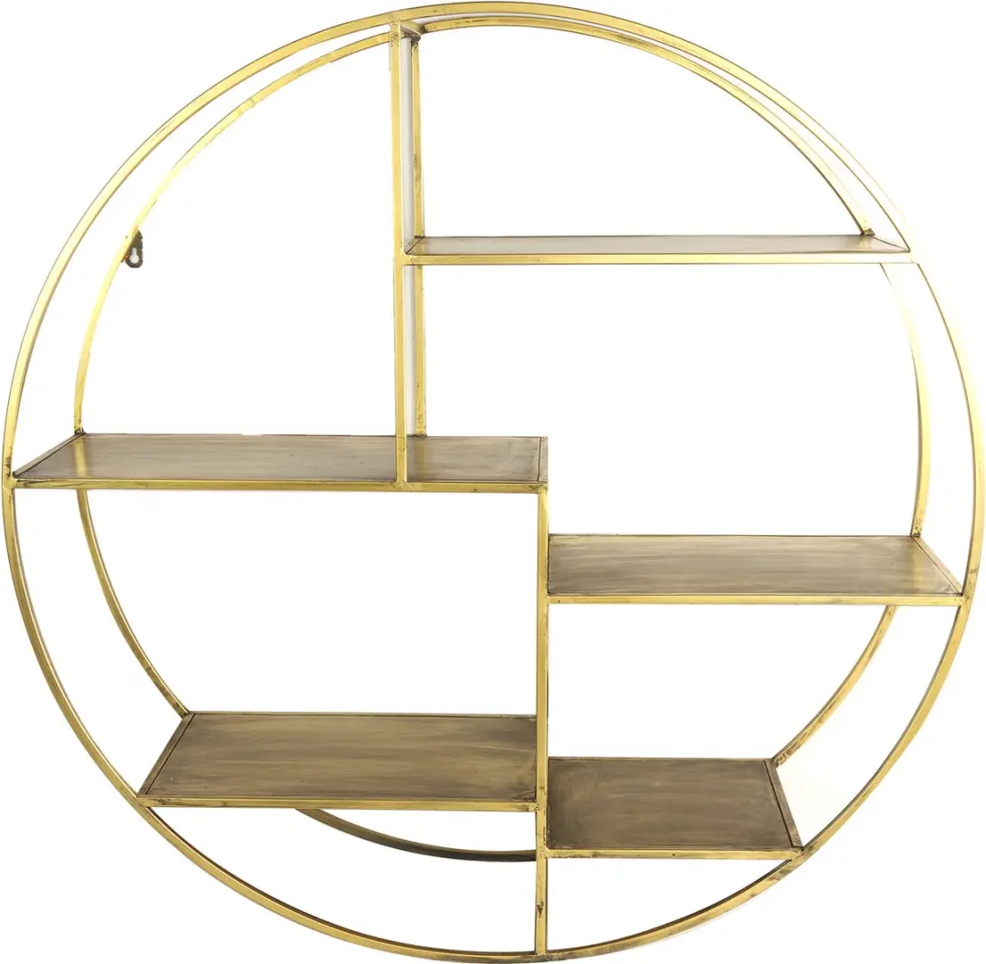Non-Branded Wandrek Gordonville 26 x 92 cm Staal Goud