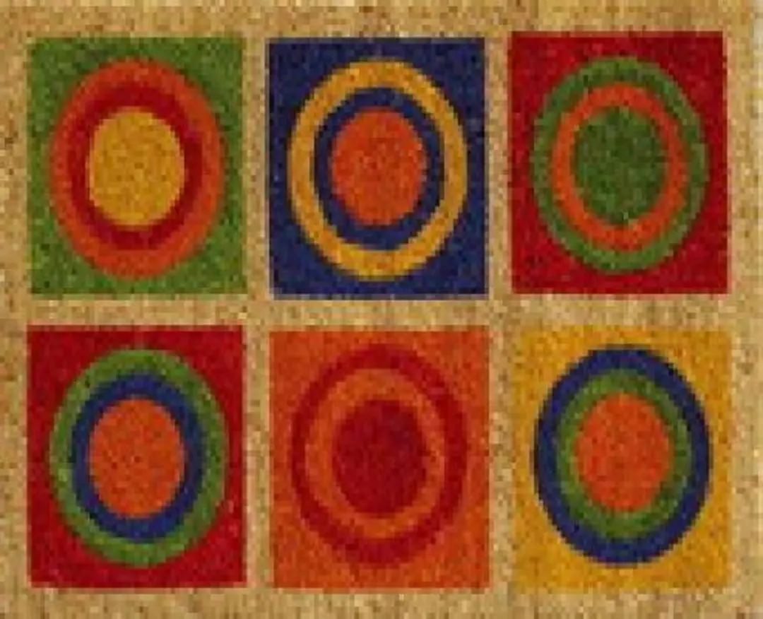Intergard Deurmat Zon kleurrijke designmat 40x60cm
