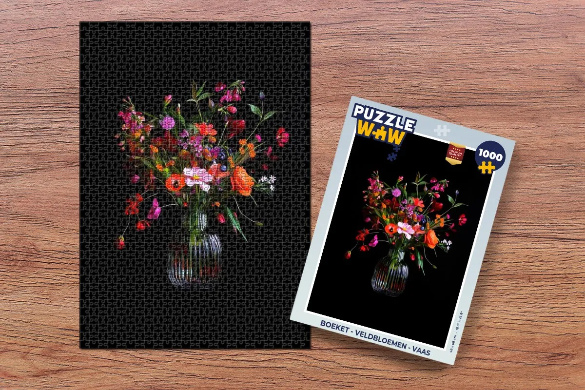 PuzzleWow Veldbloemen Legpuzzel 1000 Stuks - MPN 8721179514021