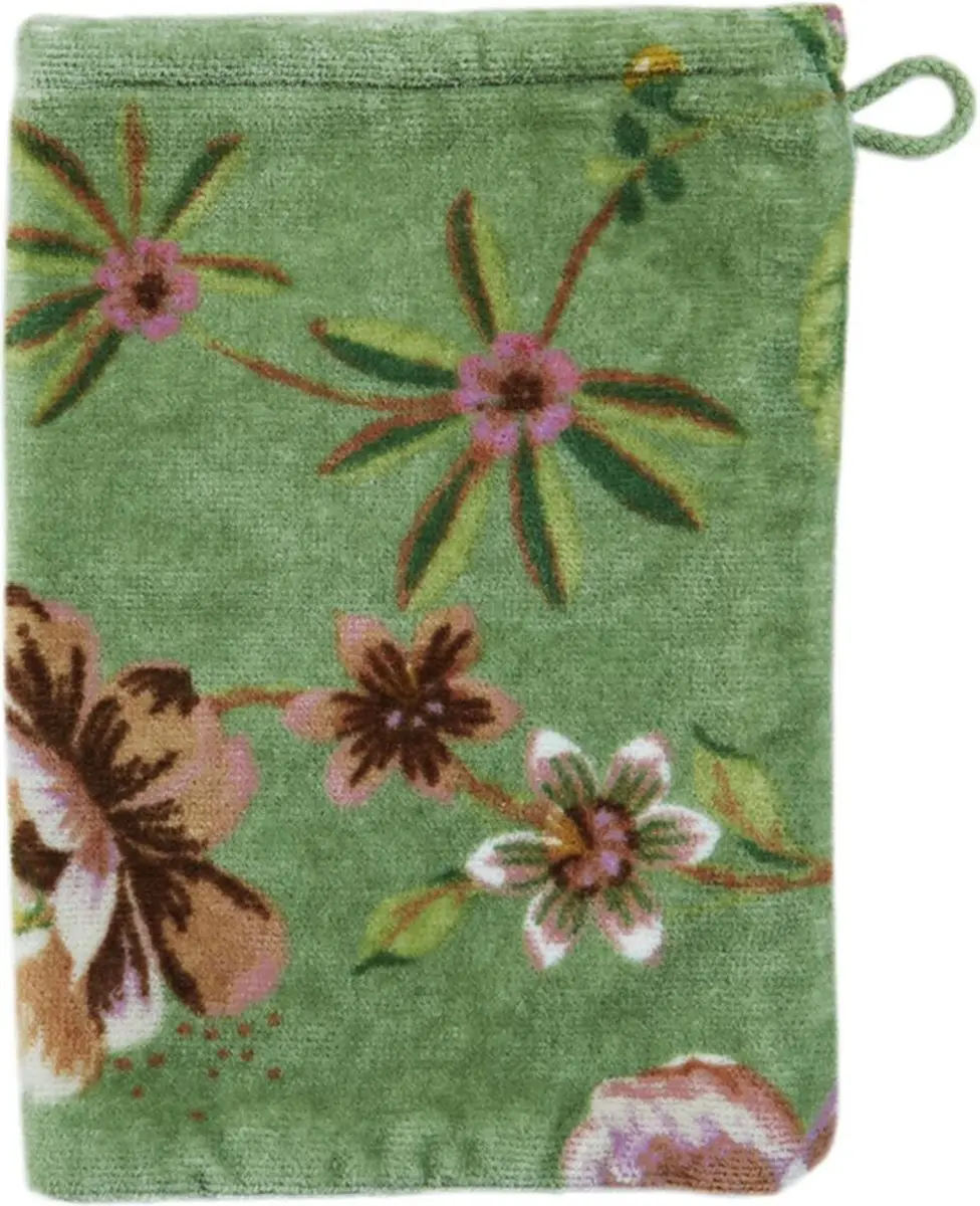 Pip Studio Secret Garden Gastendoekje 30x50cm - Groen - afbeelding 2 van 5