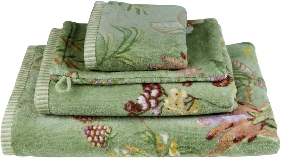 Pip Studio Secret Garden Gastendoekje 30x50cm - Groen - afbeelding 3 van 5