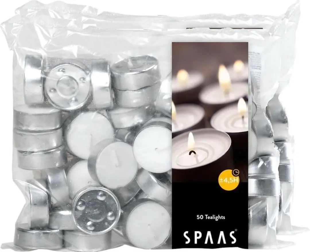 Spaas Theelichtjes/waxinelichtjes