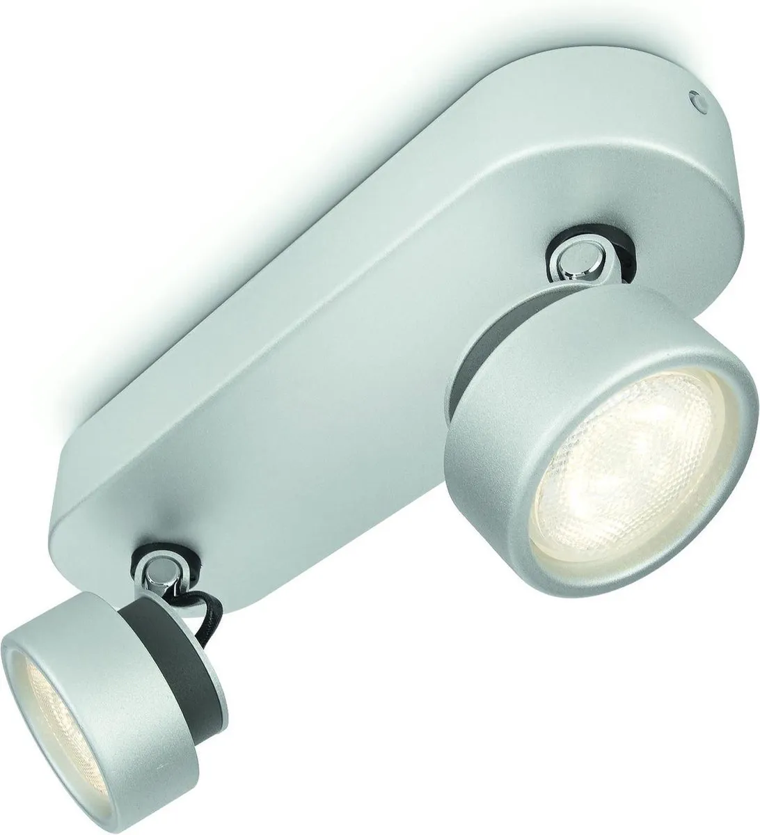 Philips LED RIMUS Aluminium 2x4.5W SELV - Warm wit 2700K