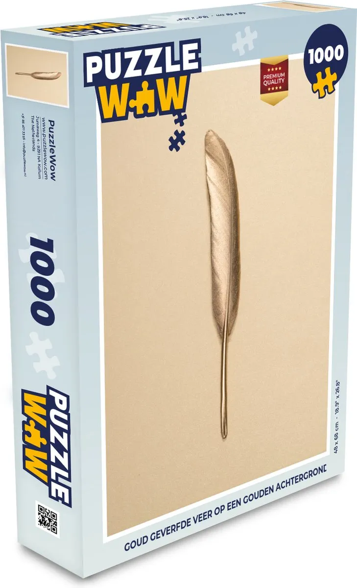 PuzzleWow Legpuzzel 1000 Stuks