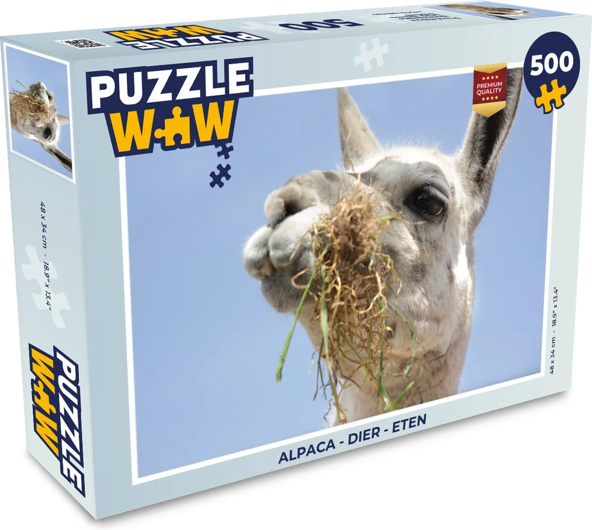 PuzzleWow Alpaca Legpuzzel 500 Stuks