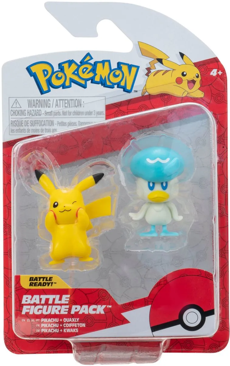 Pokémon Actiefiguren Speelset 2-Pack - Multicolor