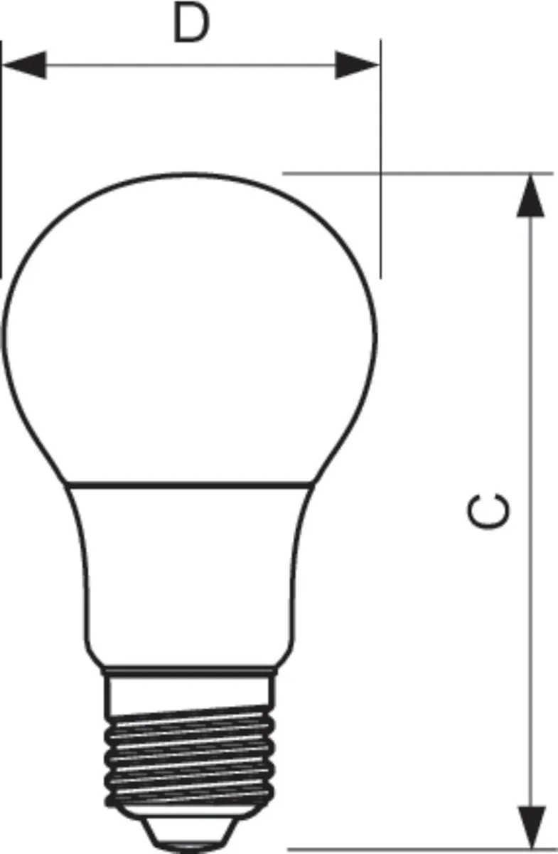 Philips CorePro LEDbulb A60 E27 5.5W 2700K - Mat