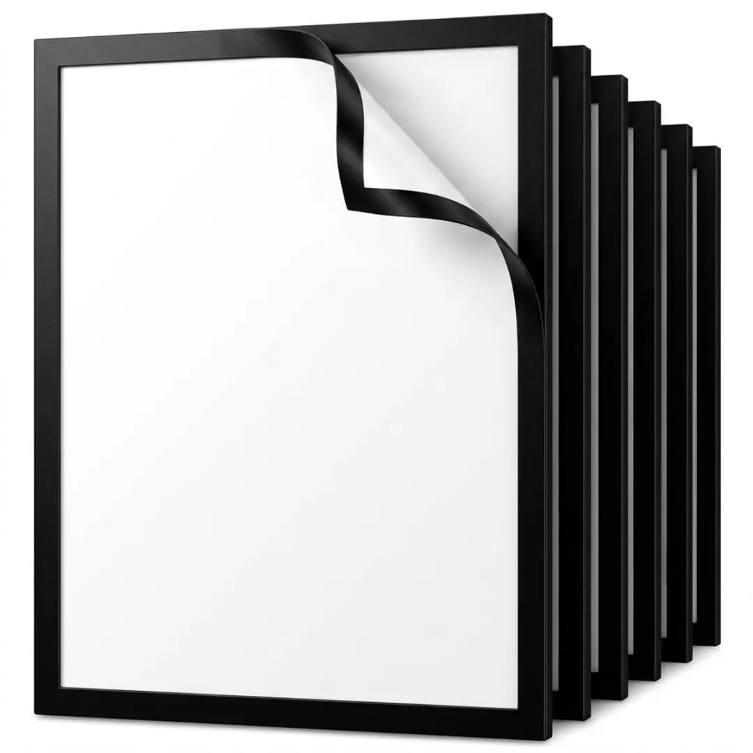 Zwart magnetische fotolijst A6 zelfklevend