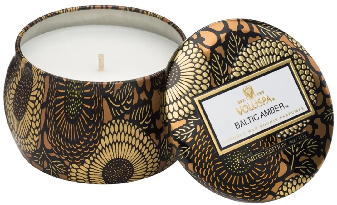 Voluspa Japonica Collection Baltic Amber Geurkaars 113g - afbeelding 2 van 2