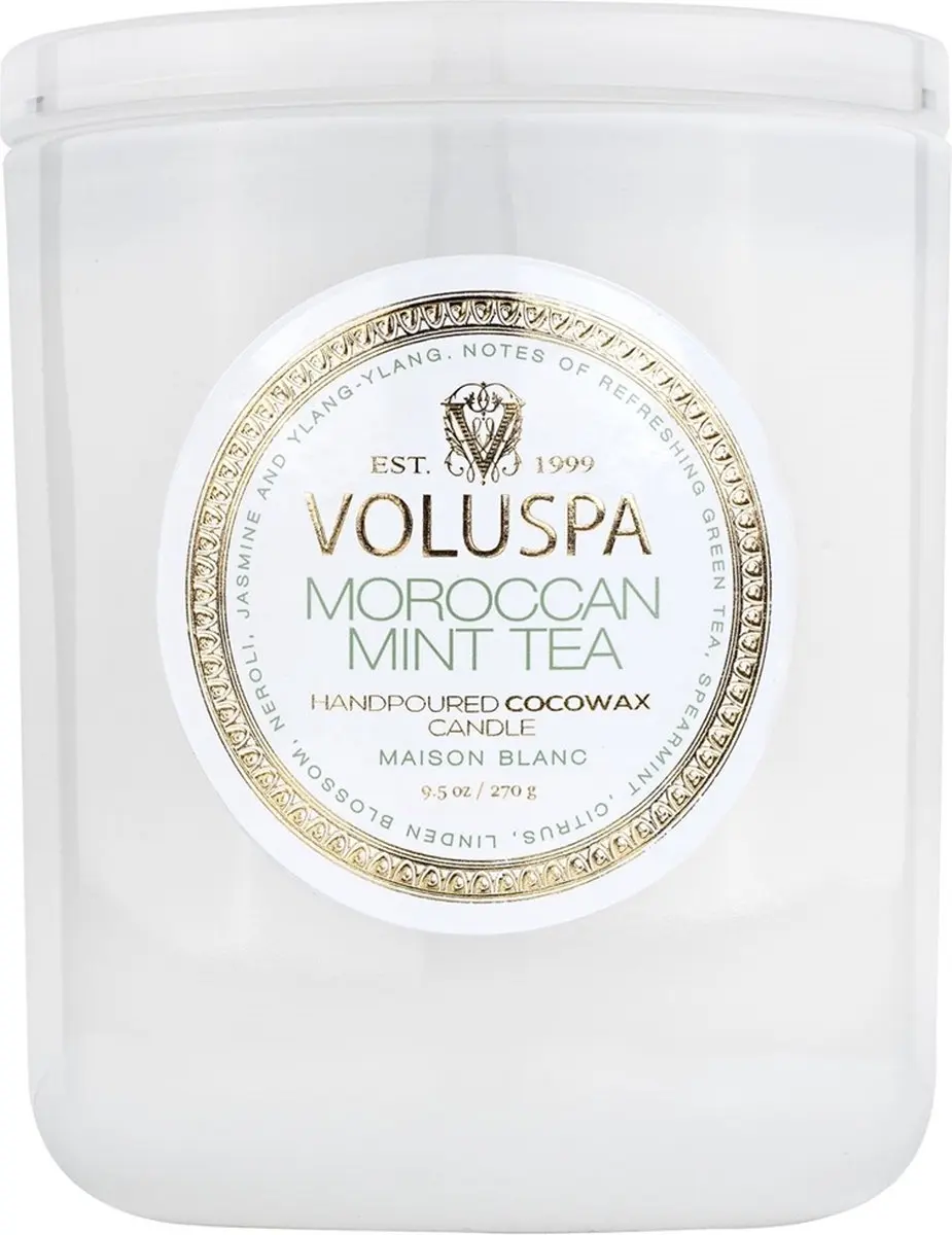 Voluspa Maison Blanc Moroccan Mint Tea Geurkaars 270g