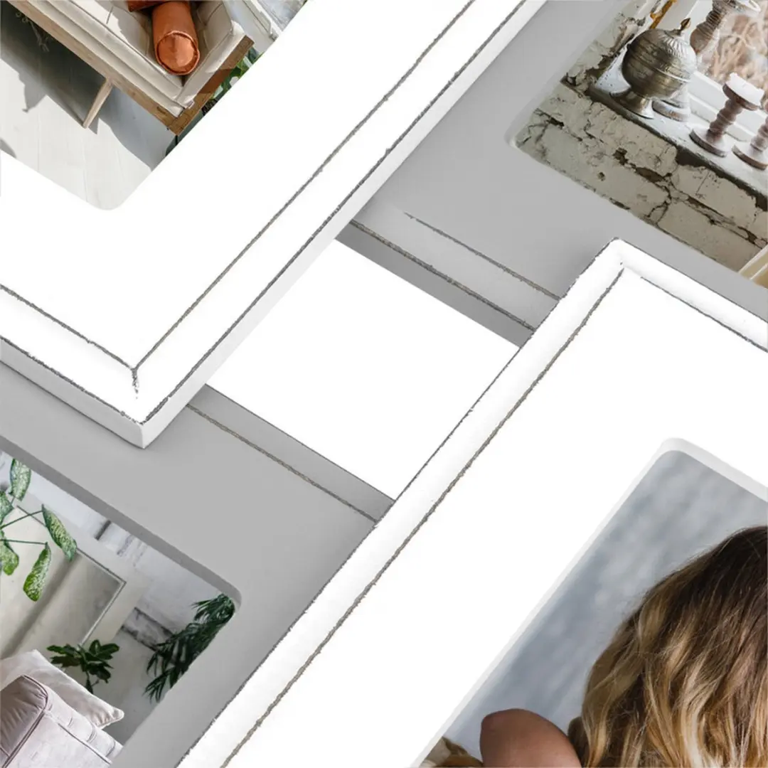 Zep Haes Deco Valence 4Q Fotolijst 10x15cm - 4 Stuks - Grijs/Wit - afbeelding 3 van 6