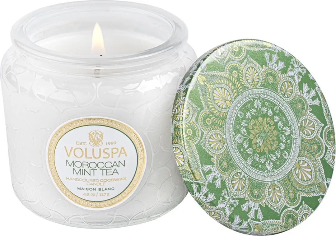 Voluspa Maison Blanc Moroccan Mint Tea Geurkaars 127g