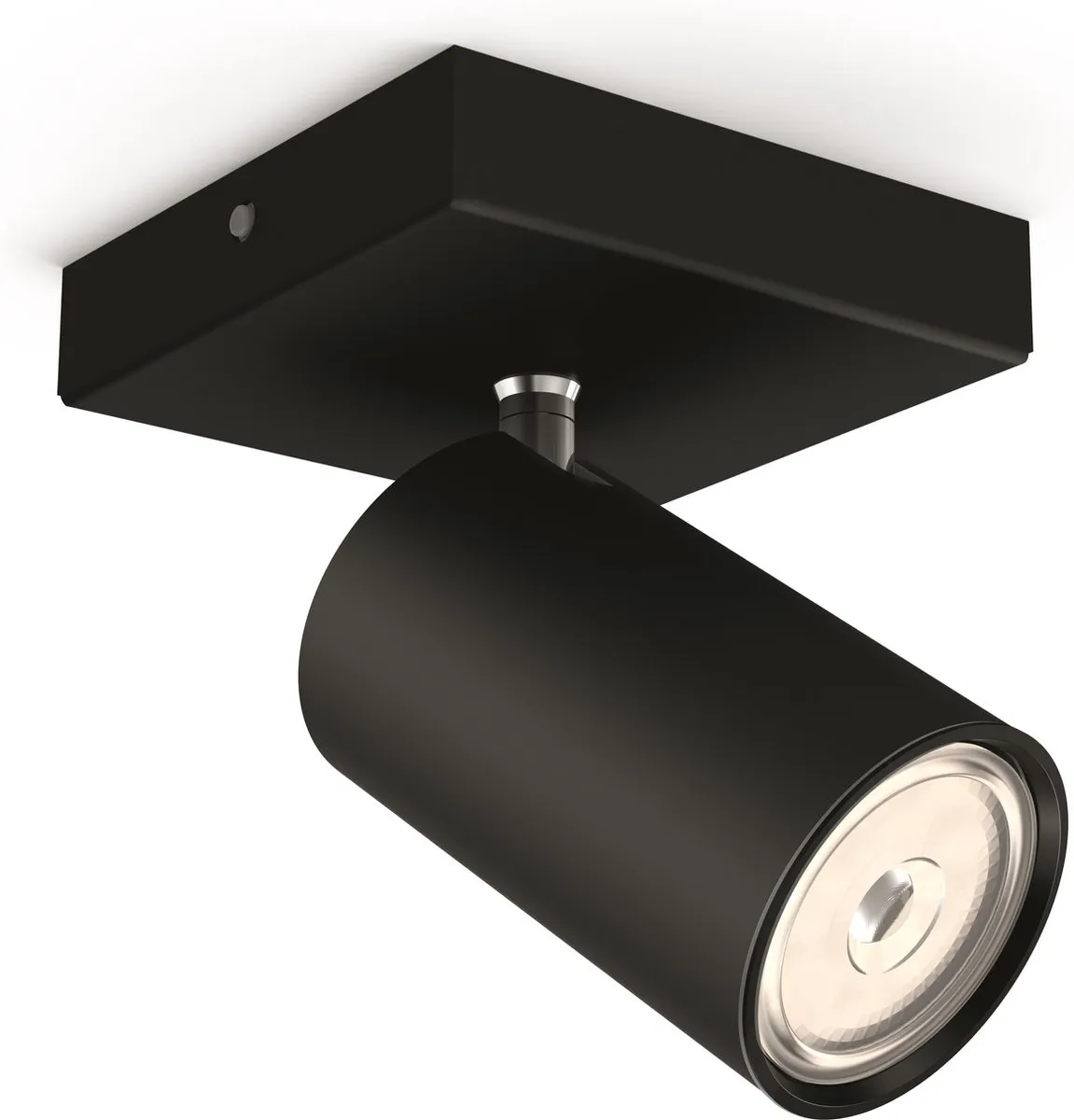 Philips Kosipo Opbouwspot GU10 - 4.6W Warmwit - Zwart