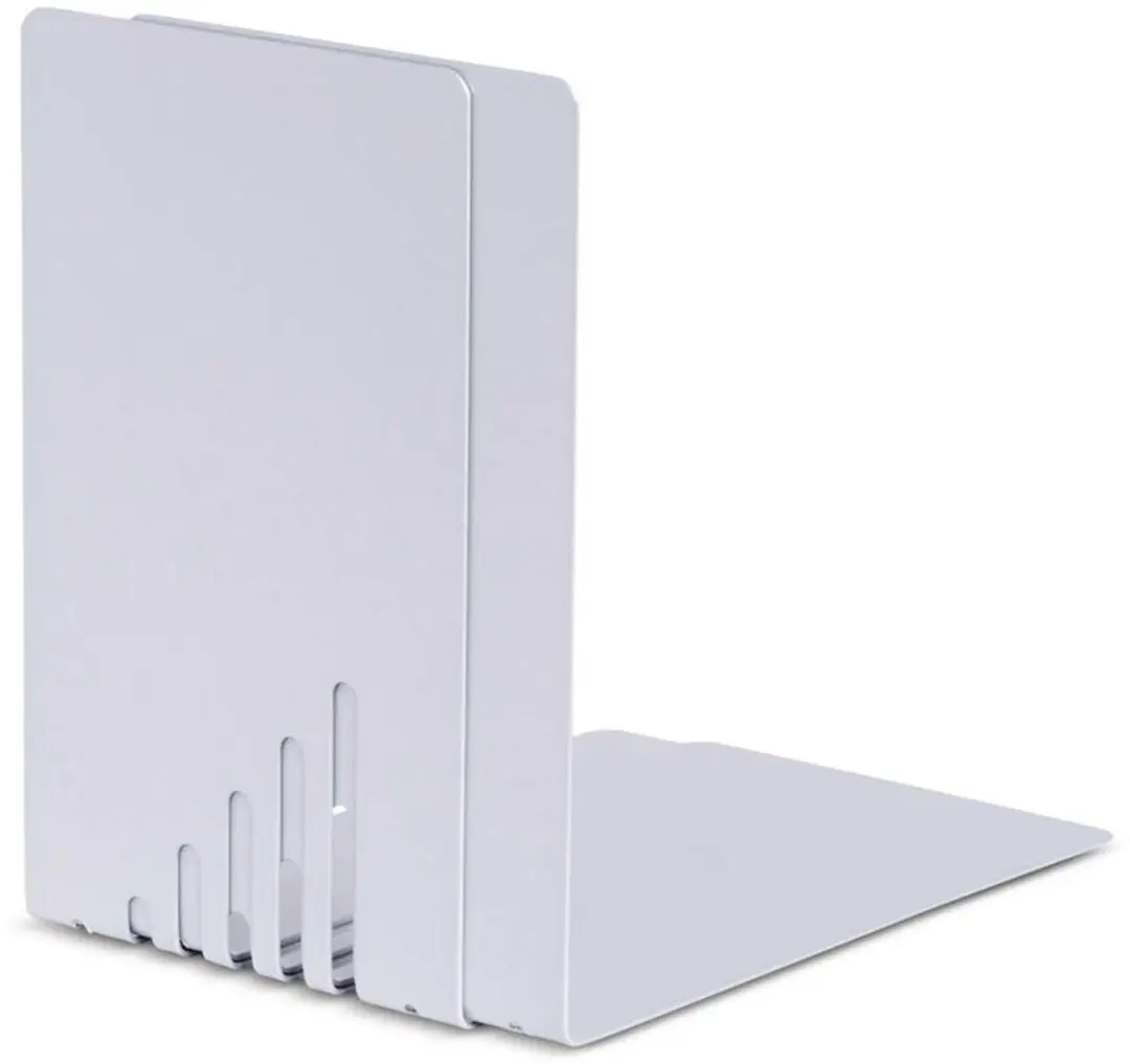 MAUL Boekensteunen Staal 14x8,5x14cm - Zilver - afbeelding 4 van 6