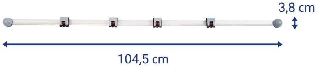 MAUL Informatie wandlijst 104,5cm - Aluminium - Grijs - afbeelding 3 van 6