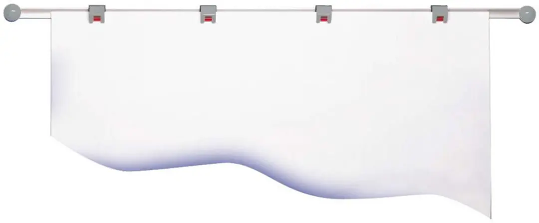 MAUL Informatie wandlijst 104,5cm - Aluminium - Grijs - afbeelding 4 van 6