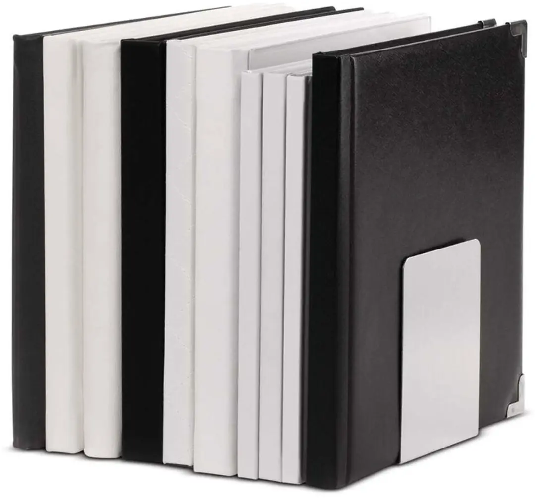 MAUL Aluminium Boekensteunen 10x8x10cm - Zilver - afbeelding 5 van 6