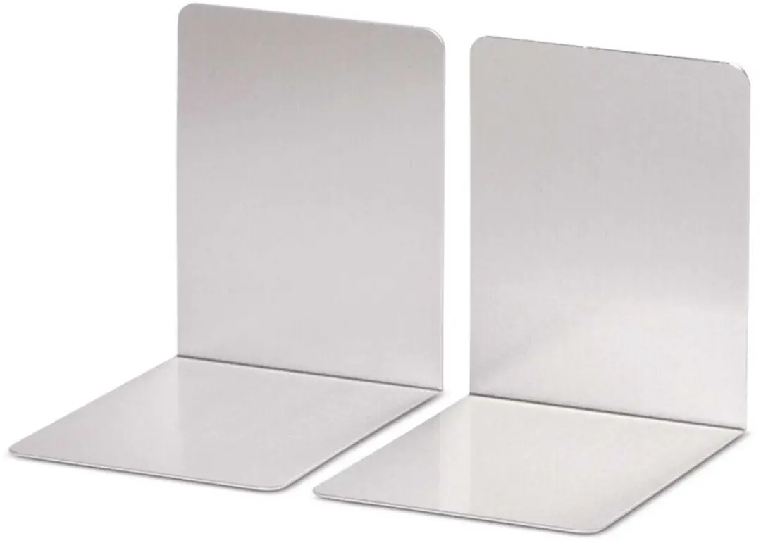 MAUL Aluminium Boekensteunen 10x8x10cm - Zilver - afbeelding 4 van 6