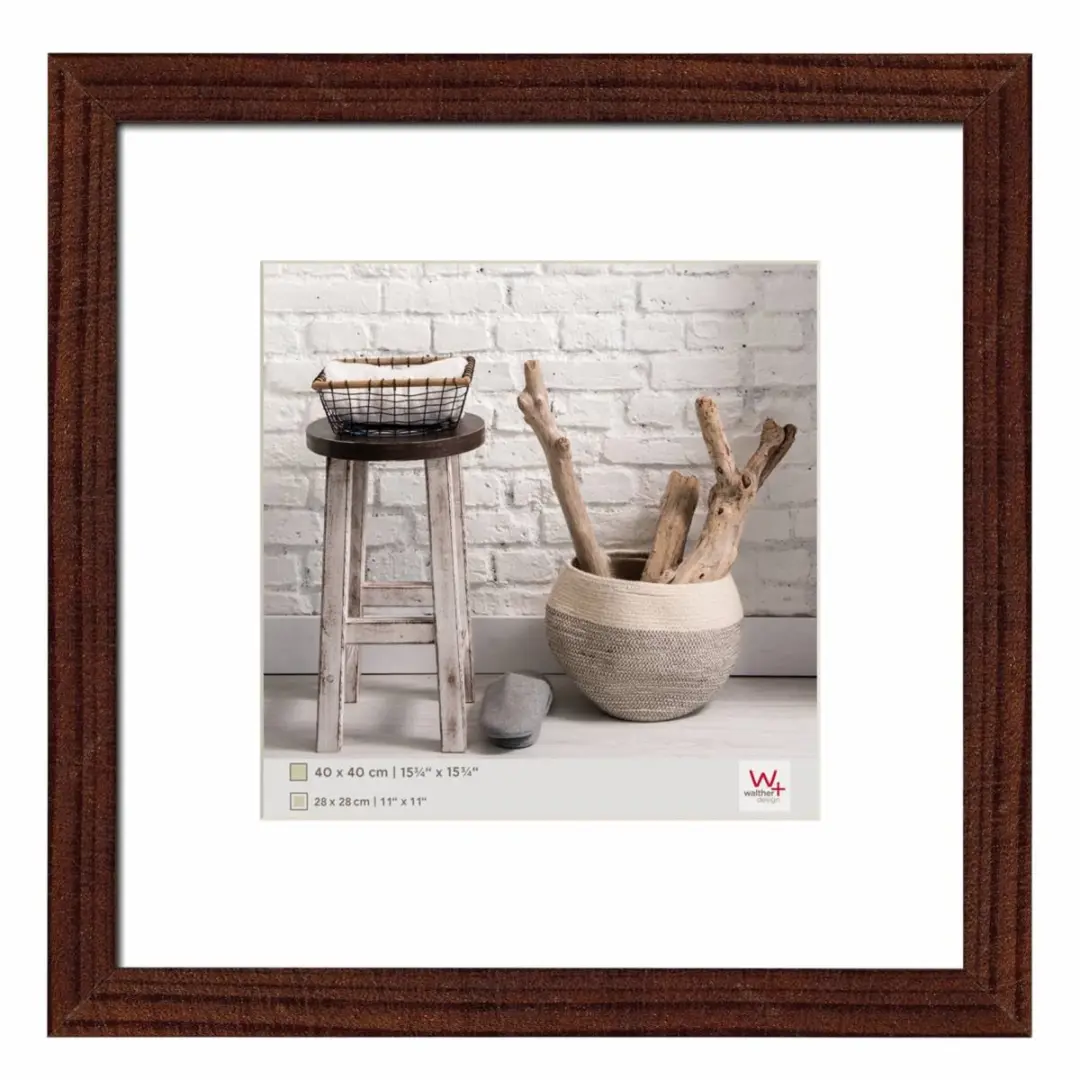 Walther Home HO440N Fotolijst 40x40cm Walnoot