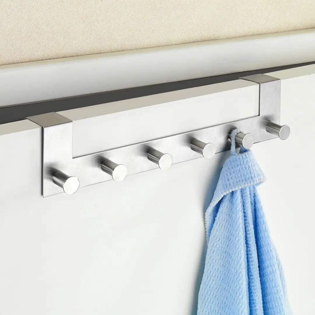 Wenko Celano Deurkapstok RVS 39cm - 6 Haken - afbeelding 2 van 6