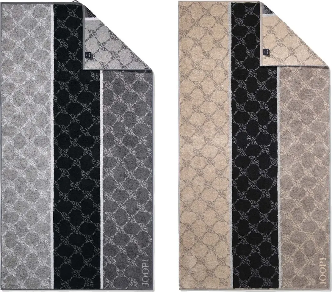JOOP! Handdoek Cornflower Stripes Een maat, 80x150 Set van 1