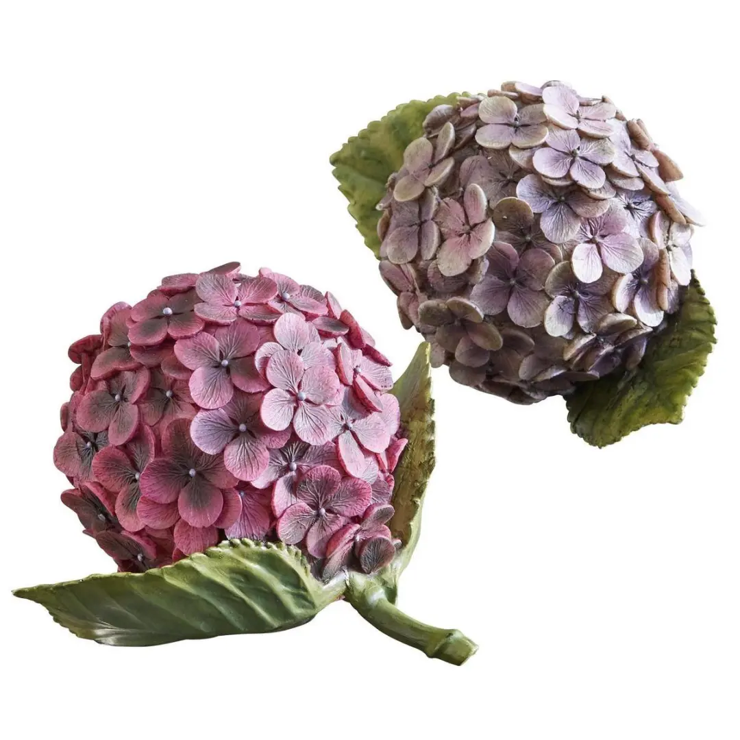 Loberon Sierbloemset 2 Hortensies - paars/roze - afbeelding 3 van 6
