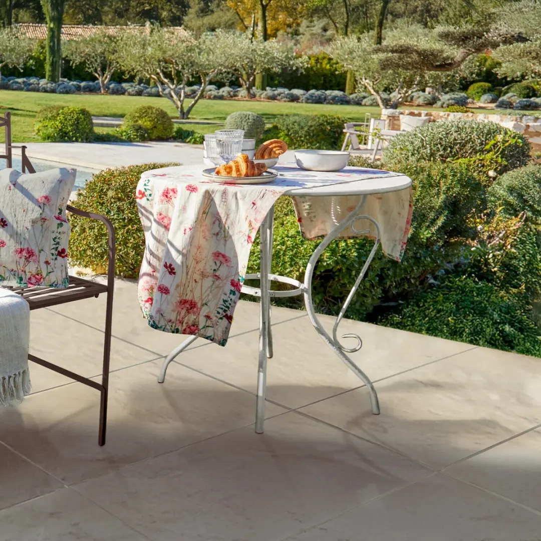Loberon Tafel Aube - 79cm Antiekwit - afbeelding 5 van 6
