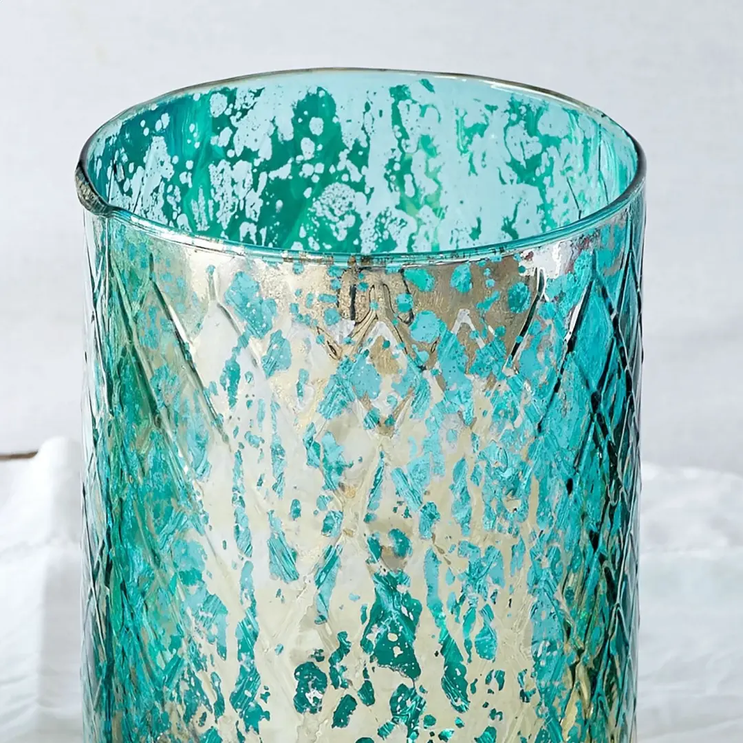 Loberon Windlichtjes - 3 Stuks Turquoise - afbeelding 3 van 4