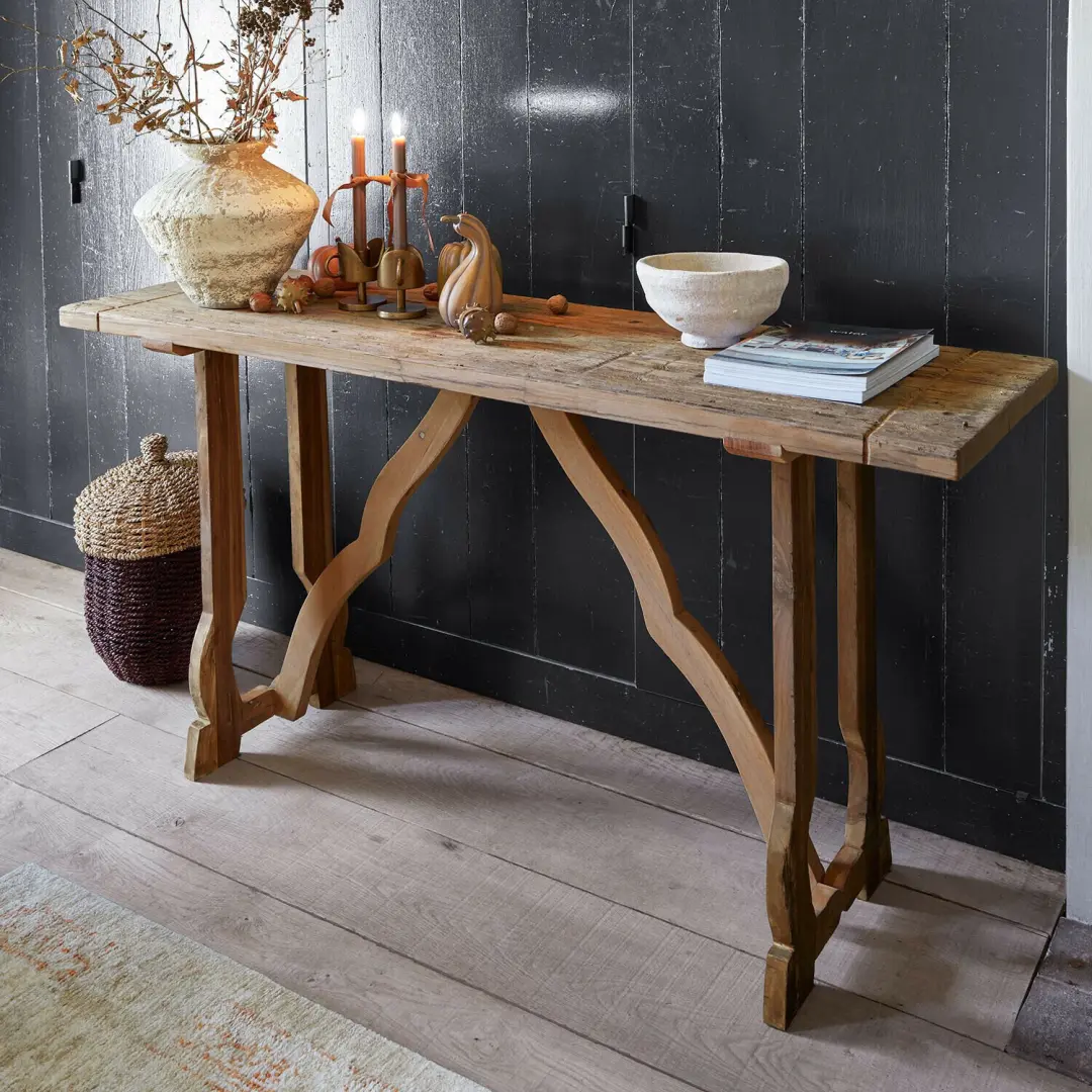 Loberon Montévine Wandtafel - 6 Personen - Bruin - afbeelding 3 van 6