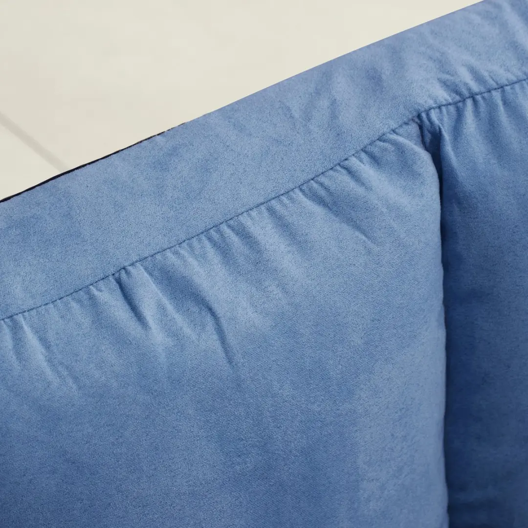 Homcom Vloersofa 5 standen verstelbaar Blauw - afbeelding 2 van 6