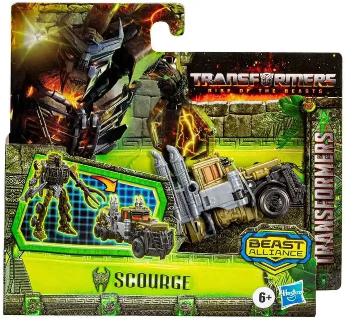 Transformers Beast Alliance Scourge F3901 Actiefiguur