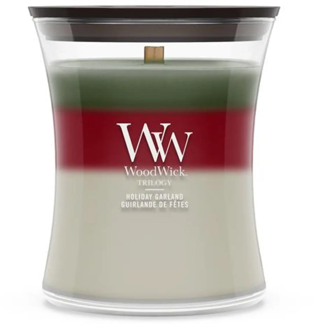 WoodWick Trilogy Holiday Garland Large Geurkaars - afbeelding 4 van 4