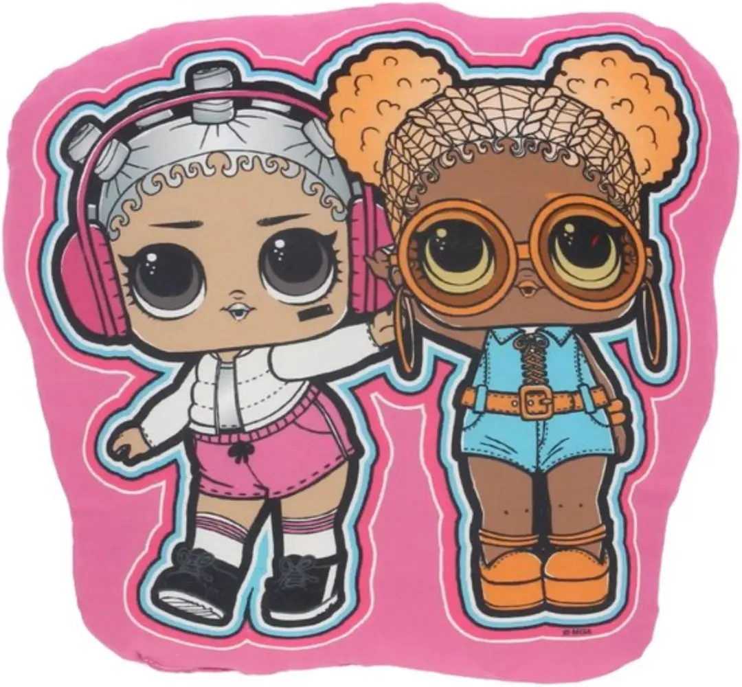 LOL Surprise! Better Together Junior Kussen - 35x35cm Roze/groen - afbeelding 2 van 2