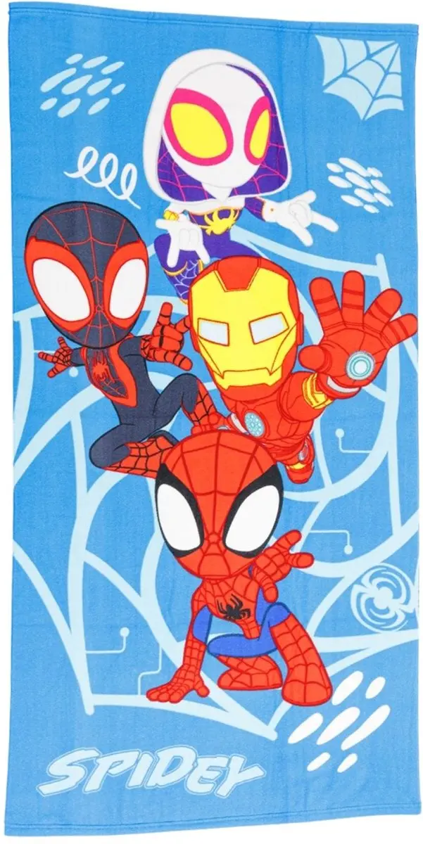 Spider-Man Spidey Handdoek 70x140cm Multicolor