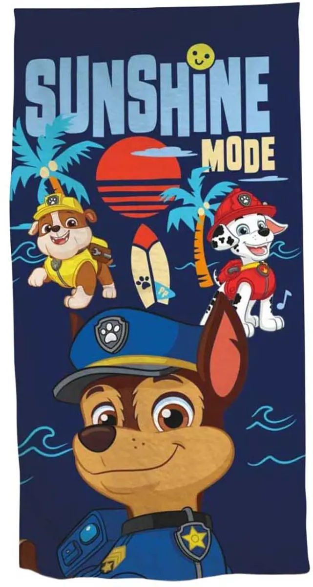 PAW Patrol Strandlaken 70x140cm - Meerkleurig - afbeelding 3 van 4
