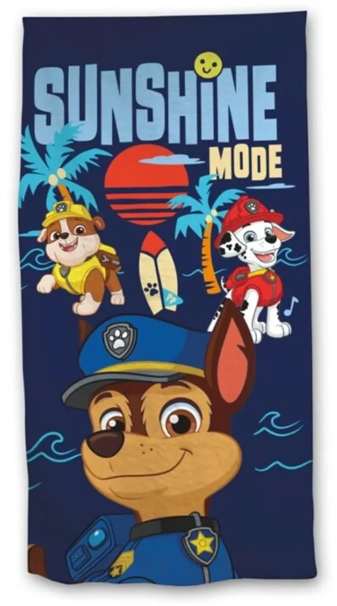 PAW Patrol Strandlaken 70x140cm - Meerkleurig - afbeelding 4 van 4