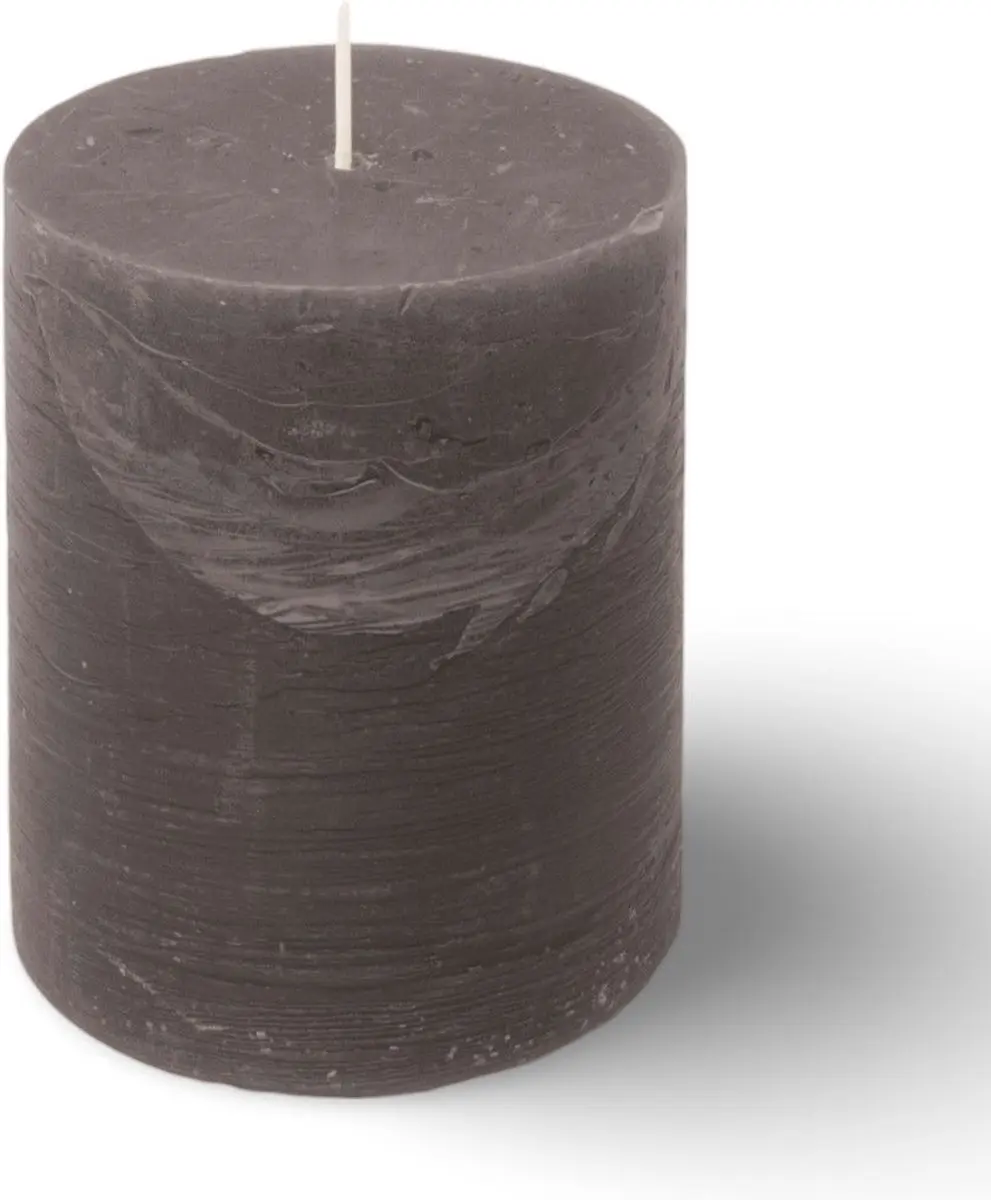 Spaas Rustieke Kaars 100/130mm Donkergrijs - afbeelding 2 van 2
