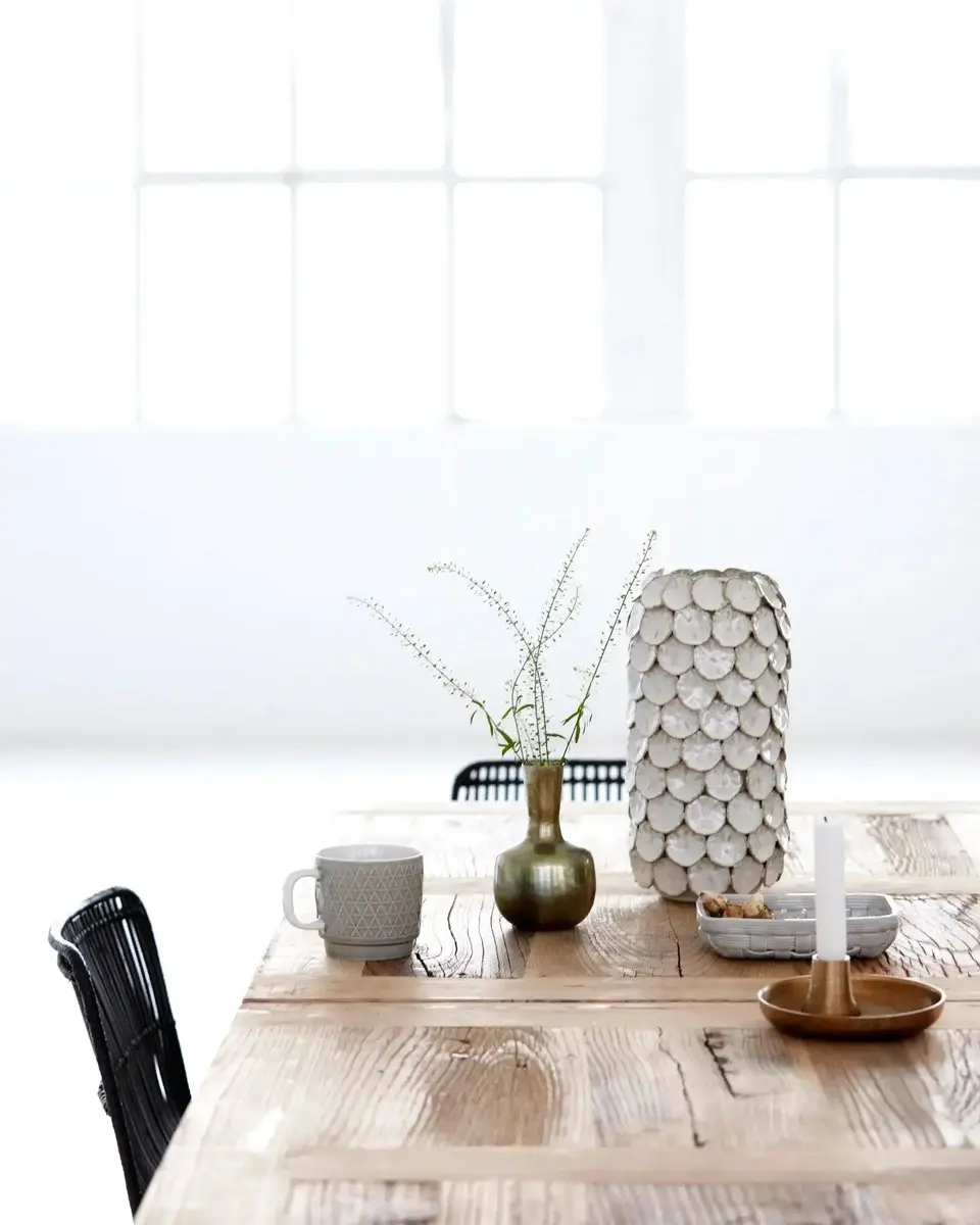 House Doctor Dot Vase Large - Wit - afbeelding 4 van 6