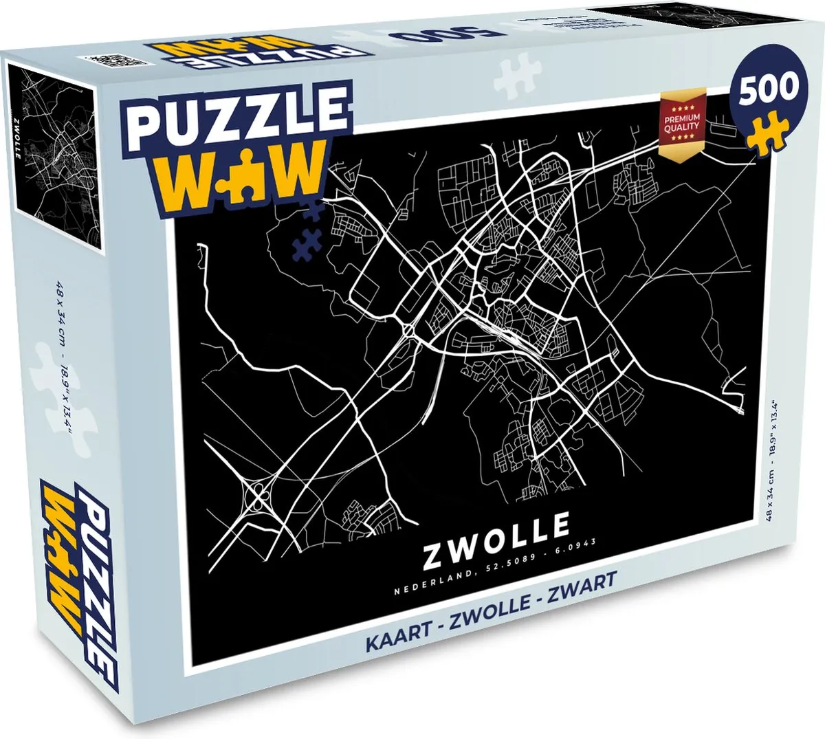 PuzzleWow Zwolle Legpuzzel 500 Stuks