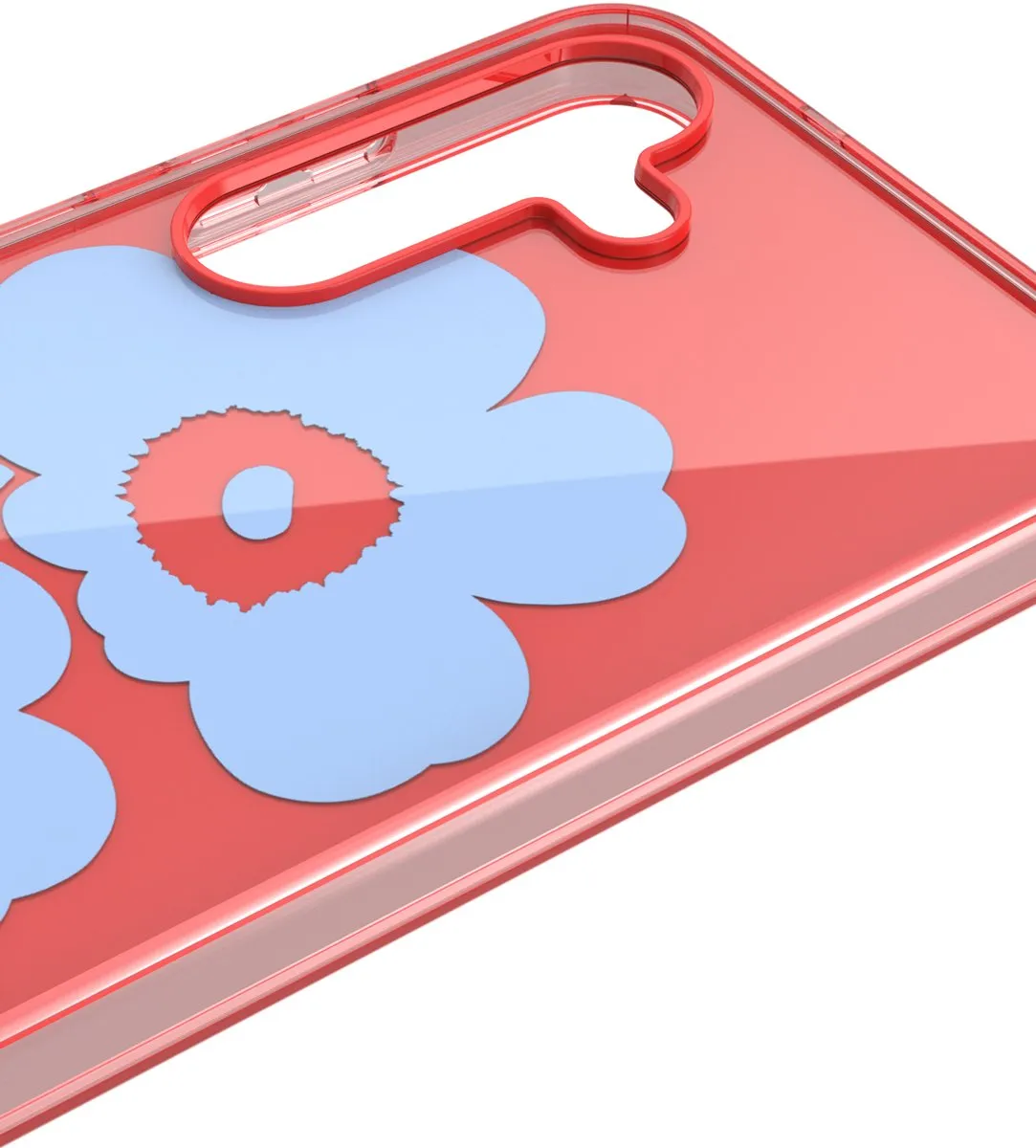 Samsung Galaxy S25+ Hoesje Unikko Hybrid Marimekko - Rood
