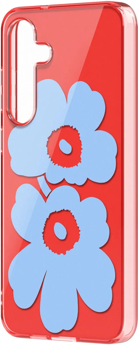 Samsung Galaxy S25+ Hoesje Unikko Hybrid Marimekko - Rood