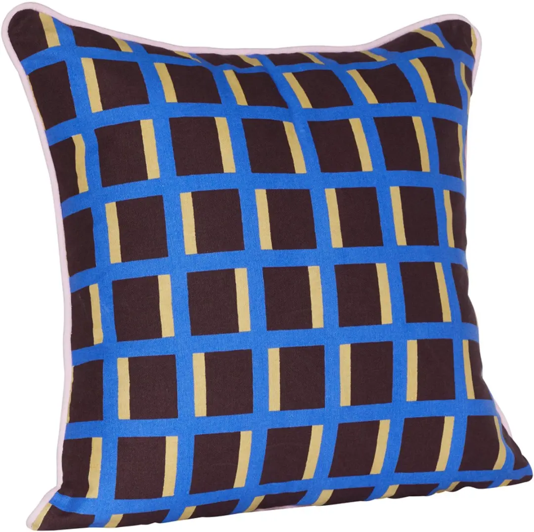 Hübsch kussen Agenda Blauw