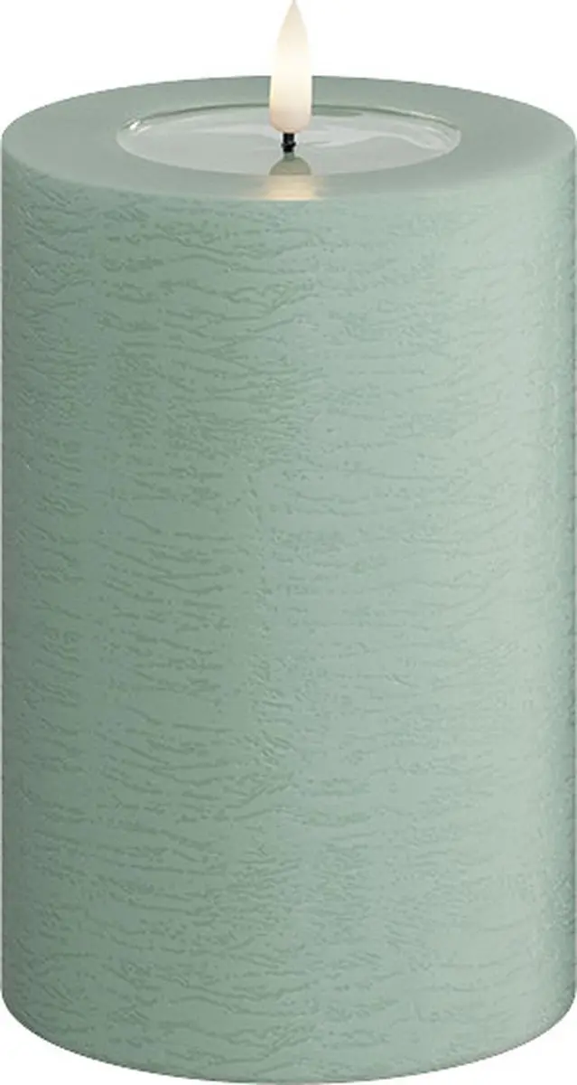 DeLuxe Homeart Unique Kaars Groen 15cm