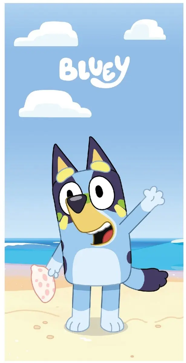 Bluey Ocean Strandlaken 70x140cm